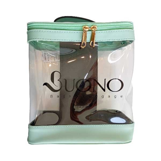 کیف لوازم آرایشی بونو buono مدل سبز 9080
