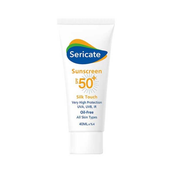 کرم ضد آفتاب سری کیت sericate مدل سیلک تاچ SPF 50 حجم 40 میلی لیتر