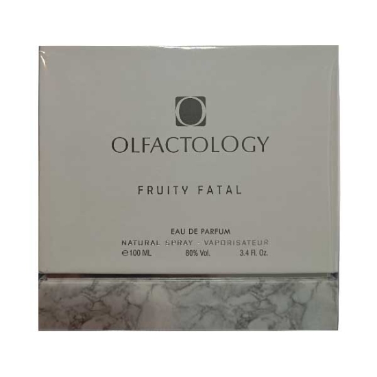 ادوپرفیوم OLFACTOLOGY مدل FRUITY FATAL با رایحه سوسپرسو آریا پورا حجم 100 میلی لیتر