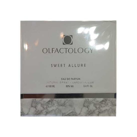 ادوپرفیوم OLFACTOLOGY مدل SWEET ALLURE با رایحه کلین بلک فانتوم حجم 100 میلی لیتر