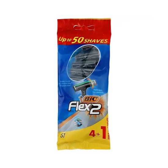 تیغ 2 لبه بیک مدل فلکس FLEX بسته 5 عددی