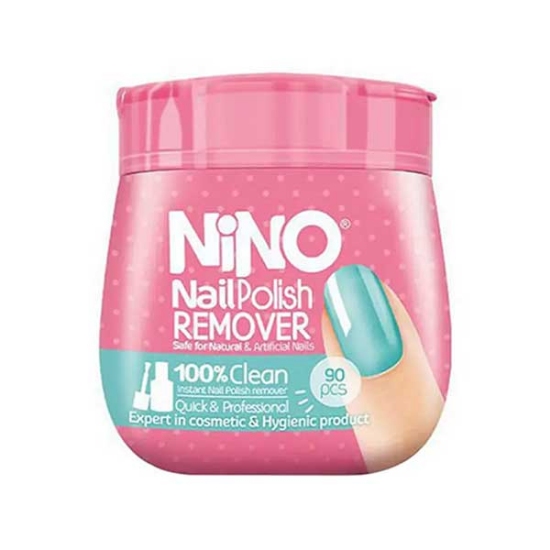 دستمال مرطوب لاک پاک کن نینو NINO بسته 90 عددی