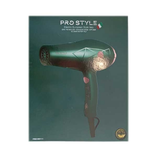 سشوار حرفه ای 2500 وات پرو استایل pro style مدل HD111