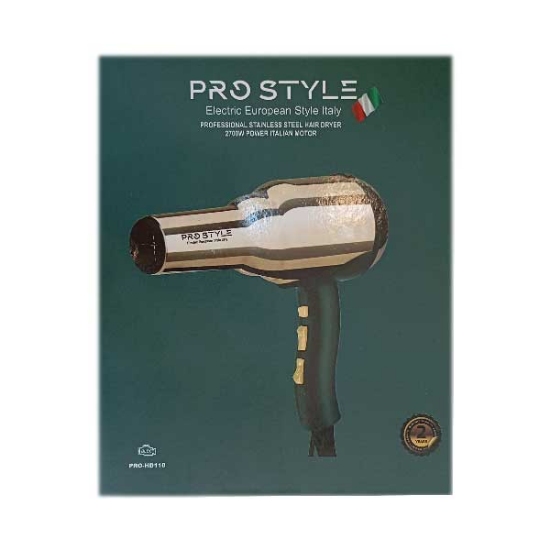 سشوار استیل 2700 وات پرو استایل pro style مدل  HD110
