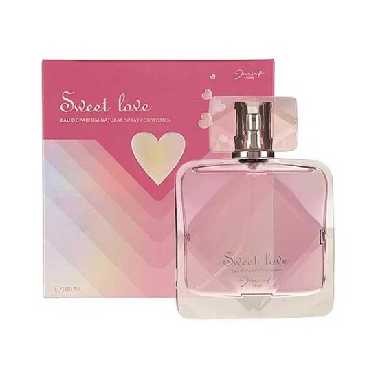 ادوپرفیوم زنانه ژکساف مدل سوییت لاو Jacsaf Sweet Love حجم 100 میلی لیتر