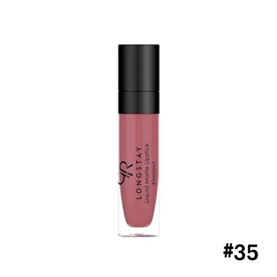 رژ لب مايع مات LONG STAY برند گلدن رز 35