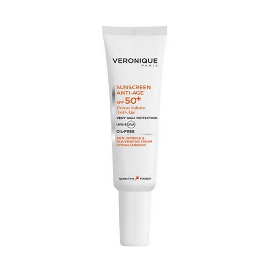 کرم ضد آفتاب spf50 ضد چروک ورونیک  حجم 40 میلی لیتر