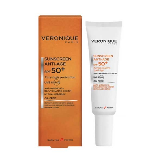 کرم ضد آفتاب spf50 ضد چروک ورونیک  حجم 40 میلی لیتر