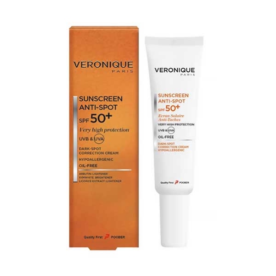 کرم ضد آفتاب spf50 ضد لک ورونیک حجم 40 میلی لیتر
