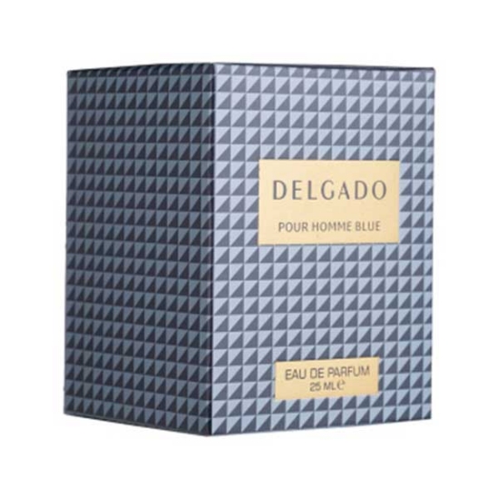 ادکلن مردانه دلگادو مدل Pour Homm Blue با رایحه  Gucci Pour Homm Blue حجم 25 میلی لیتر