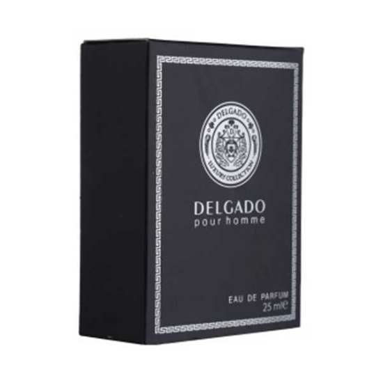 ادکلن مردانه دلگادو مدل Pour Homme با رایحه Versace Pour Homme حجم 25 میلی لیتر
