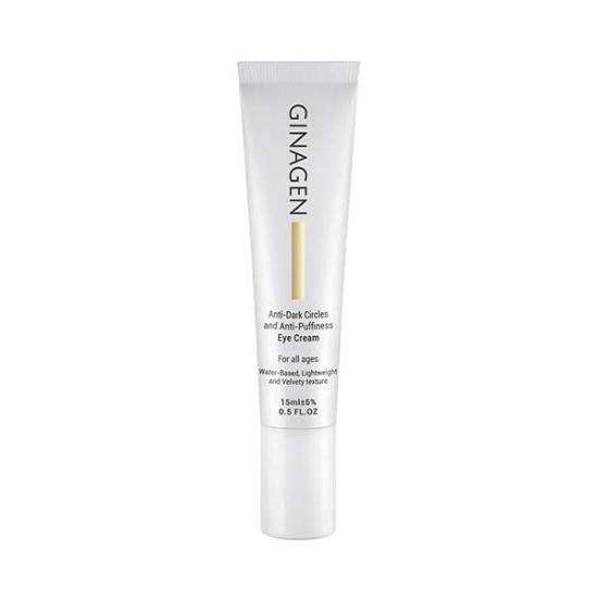 کرم ضد پف و تیرگی دور چشم ژیناژن حجم 15 میلی لیتر