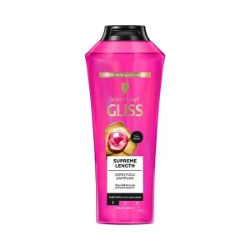 شامپو مو شوارتسکف گلیس مدل SUPREME LENGTH حجم 400 میلی لیتر