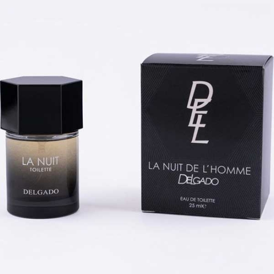 ادکلن مردانه دلگادو مدل La Nuit De L'homme TOILETTE حجم 25 میلی لیتر