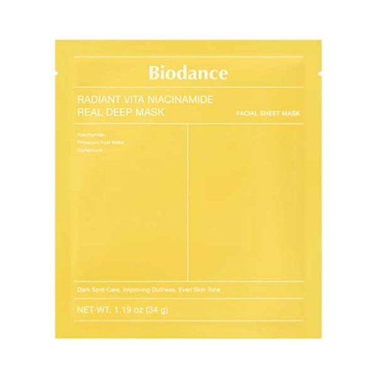 ماسک ورقه ای نیاسینامید بایودنس Biodance