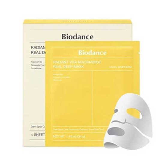 ماسک ورقه ای نیاسینامید بایودنس Biodance