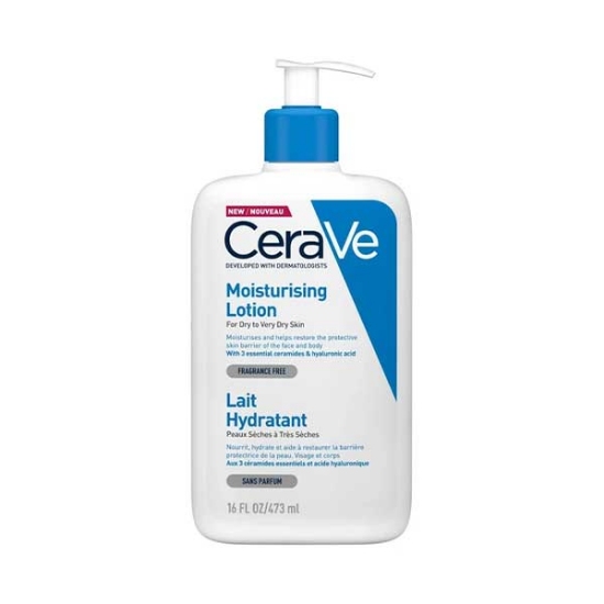 لوسیون کرمی آبرسان قوی صورت و بدن سراوی Cerave حجم 473 میلی لیتر