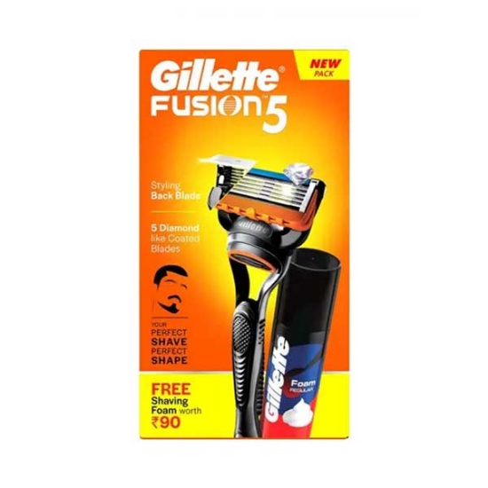 خود تراش فیوژن 5 به همراه فوم اصلاح ژیلت Gillette fusion5
