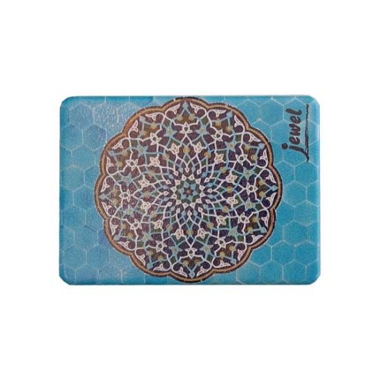 آینه طرح دار کیفی دو طرفه جیول jewel