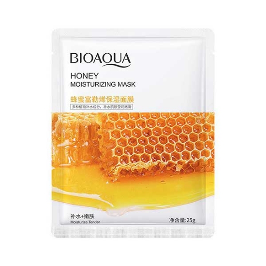 ماسک صورت ورقه ای عسل بیوآکوا Bioaqua