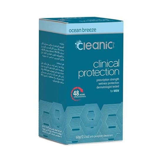 کرم ضد تعریق مردانه کلینیک cleanic مدل اوشن بریز Ocean Breeze وزن 60 گرم