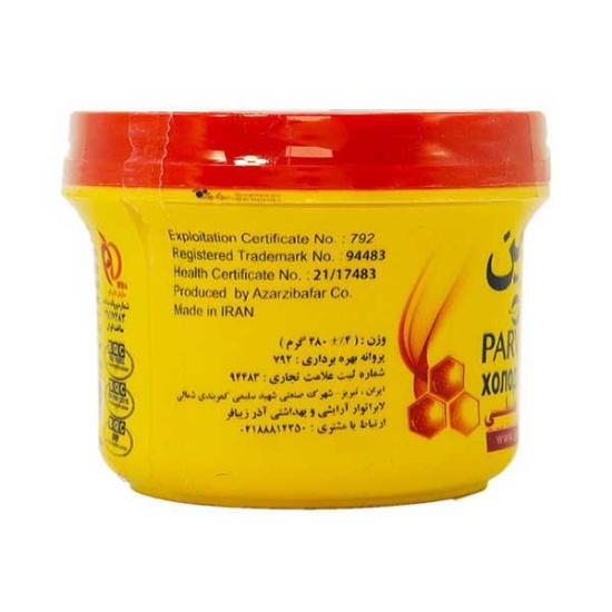 موم سرد عسلی پروین وزن 280 گرم