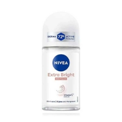 رول ضد تعریق زنانه نیوا Nivea مدل Extra Bright حجم 50 میلی لیتر