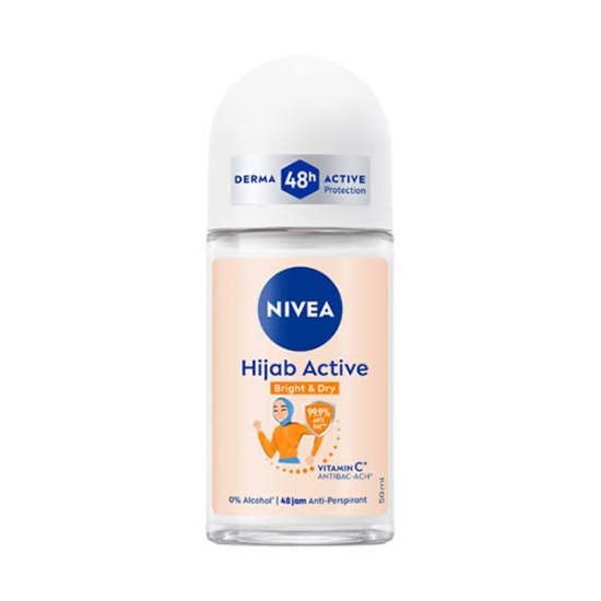 رول ضد تعریق نیوا Nivea مدل Hijab Active حجم 50 میلی لیتر