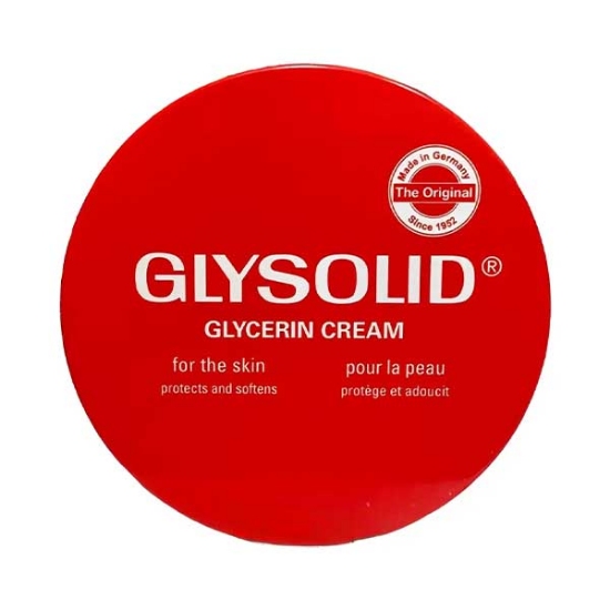 کرم مرطوب کننده گلیسولید GLYSOLID قرمز فلزی حجم 250 میلی لیتر