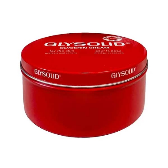 کرم مرطوب کننده گلیسولید GLYSOLID قرمز فلزی حجم 250 میلی لیتر